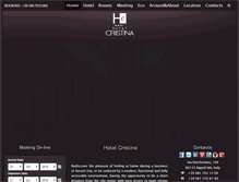 Tablet Screenshot of hotelcristinanapoli.com